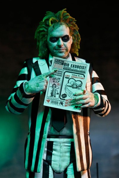 Beetlejuice Figurina di Beetlejuice in scala 7 Ultimate Striped Suit Beetlejuice 18 cm