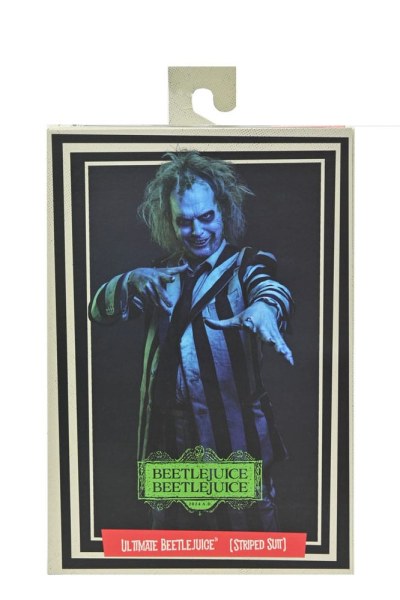 Beetlejuice Figurina di Beetlejuice in scala 7 Ultimate Striped Suit Beetlejuice 18 cm