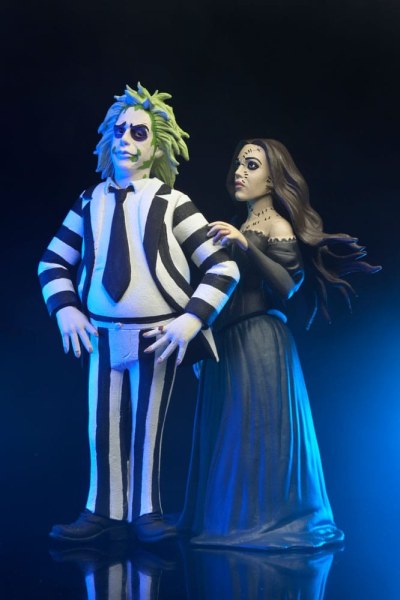 Beetlejuice Beetlejuice confezione da 2 figurine Toony Terrors Beetlejuice & Delores 15 cm