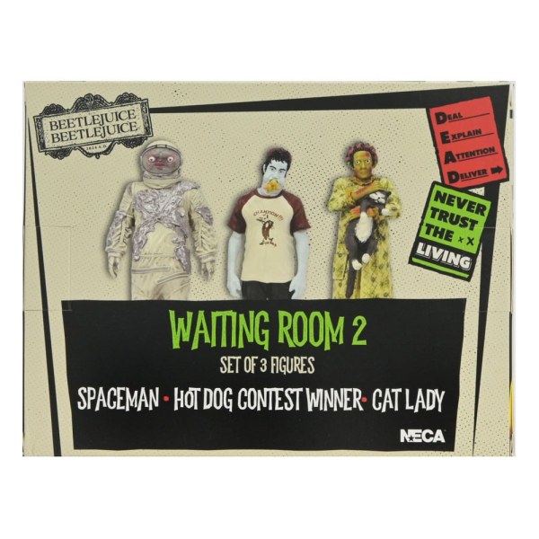 Beetlejuice Beetlejuice confezione da 3 Waiting Room 2 statuette da 10 cm