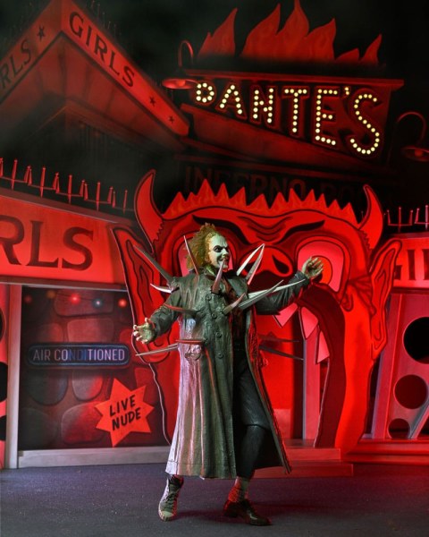 Beetlejuice (1988) diorama Trenchcoat con punte Inferno Room Deluxe Set