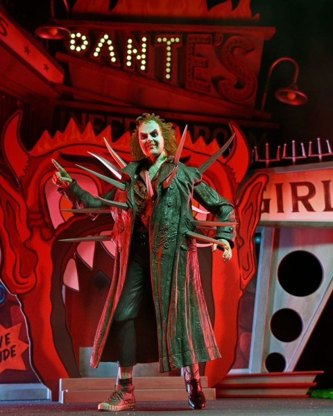 Beetlejuice (1988) diorama Trenchcoat con punte Inferno Room Deluxe Set