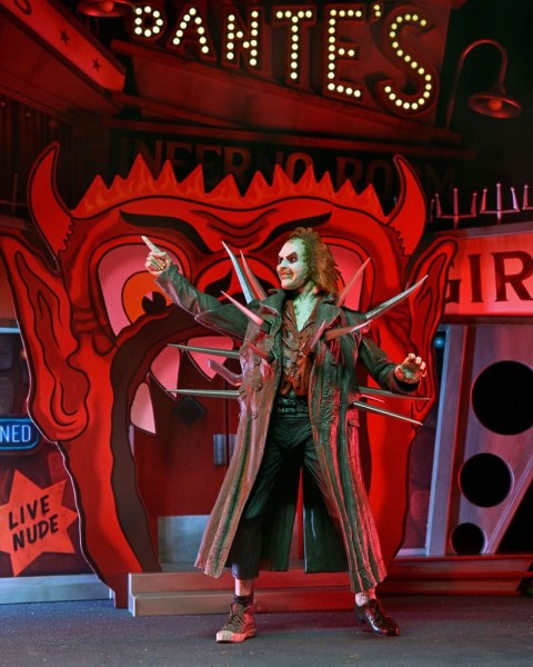 Beetlejuice (1988) diorama Trenchcoat con punte Inferno Room Deluxe Set