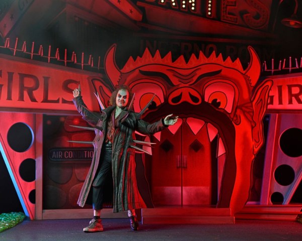 Beetlejuice (1988) diorama Trenchcoat con punte Inferno Room Deluxe Set