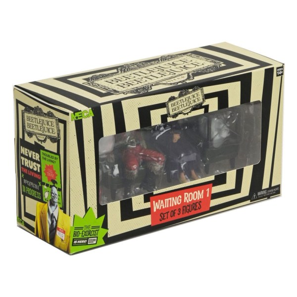 Beetlejuice Beetlejuice confezione da 3 figurine Waiting Room 1 10 cm