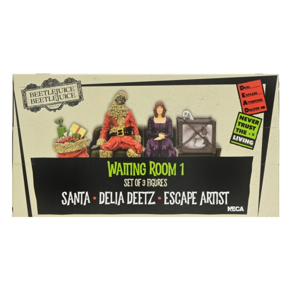 Beetlejuice Beetlejuice confezione da 3 figurine Waiting Room 1 10 cm