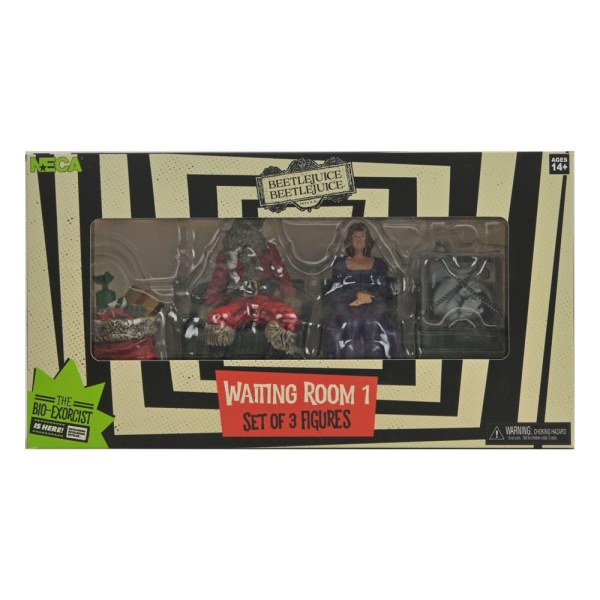 Beetlejuice Beetlejuice confezione da 3 figurine Waiting Room 1 10 cm