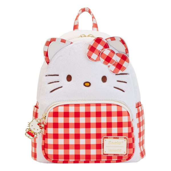 Zaino mini cosplay Hello Kitty Gingham di Sanrio by Loungefly