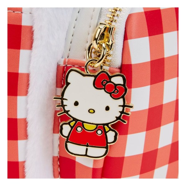 Zaino mini cosplay Hello Kitty Gingham di Sanrio by Loungefly
