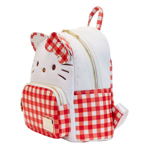 Zaino mini cosplay Hello Kitty Gingham di Sanrio by Loungefly