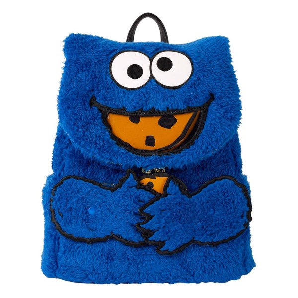 1, Zaino di peluche Mini Cookie Monster di Sesame Street di Loungefly