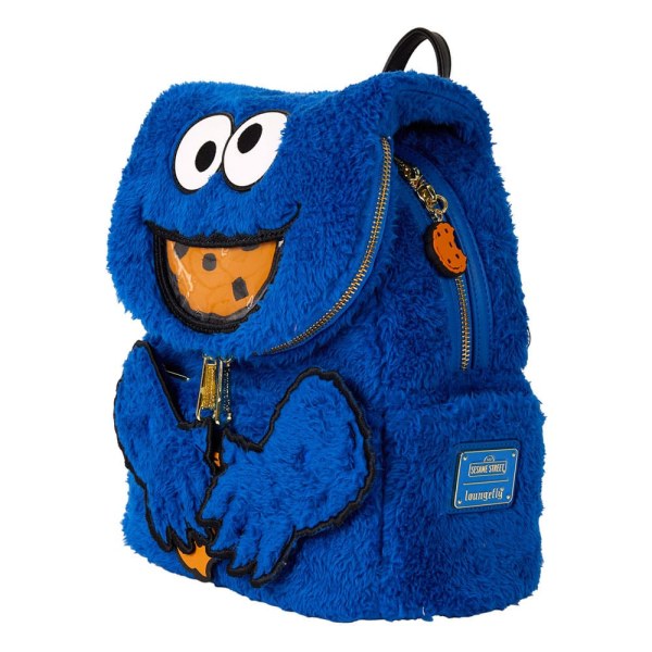 1, Zaino di peluche Mini Cookie Monster di Sesame Street di Loungefly