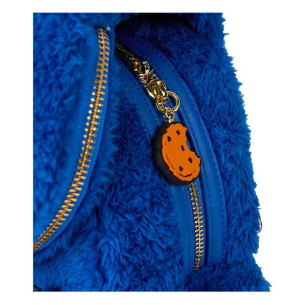 1, Zaino di peluche Mini Cookie Monster di Sesame Street di Loungefly