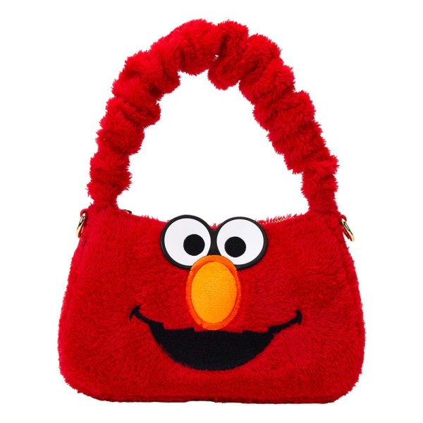 1, Borsa a borsa a tracolla in peluche Elmo di Sesame Street di Loungefly