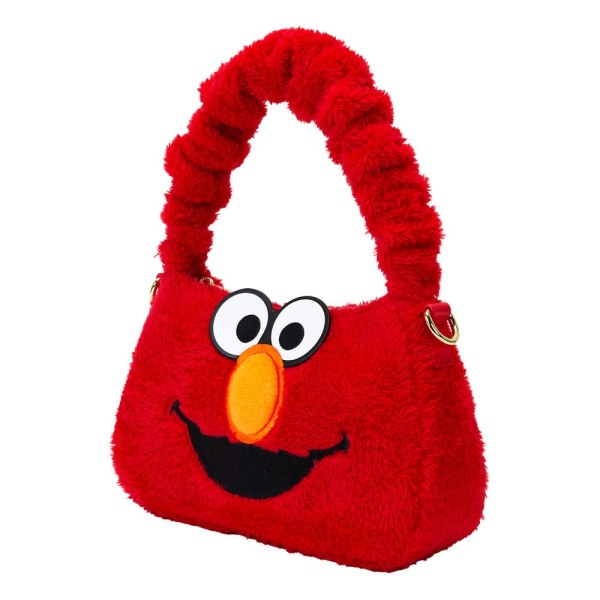 1, Borsa a borsa a tracolla in peluche Elmo di Sesame Street di Loungefly