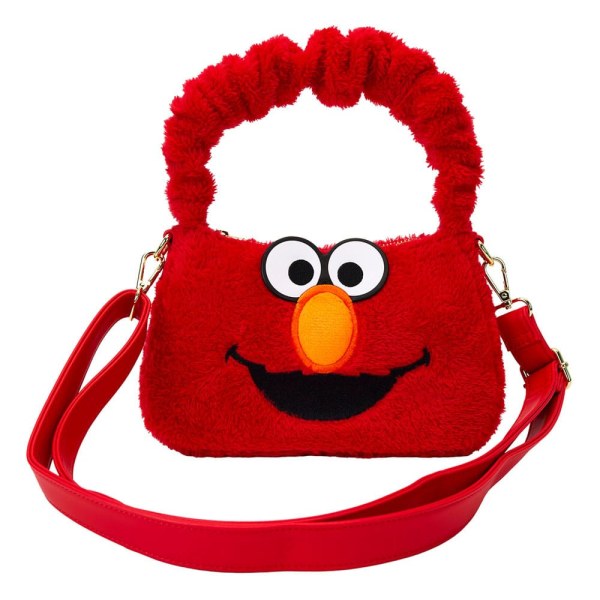 1, Borsa a borsa a tracolla in peluche Elmo di Sesame Street di Loungefly