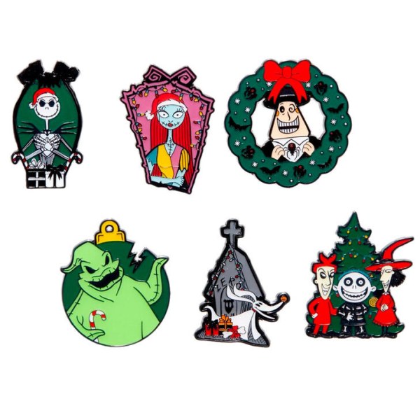 Spilla smaltata Loungefly Disney Nightmare Before Christmas Holiday Blind Box