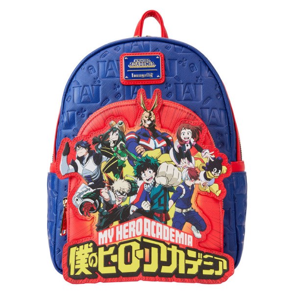 Loungefly My Hero Academia Group con logo in rilievo, 26 cm