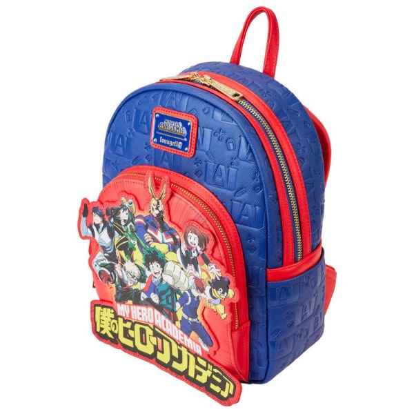 Loungefly My Hero Academia Group con logo in rilievo, 26 cm