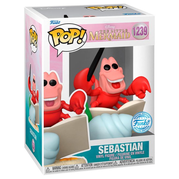 POP! 1239 figura Disney La Sirenetta Sebastian Esclusiva