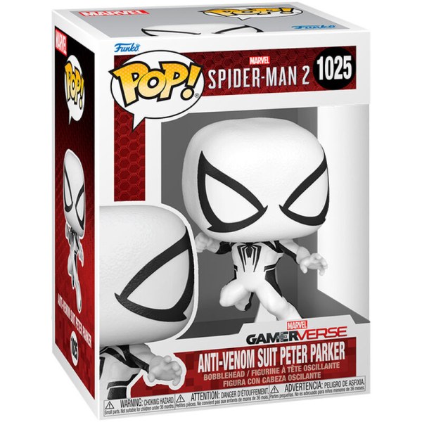 POP! 1025 figura Marvel Spider-Man 2 Anti-Venom Suit Peter Parker