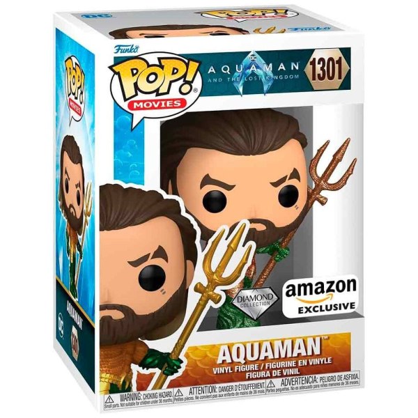 POP! 1301 figura DC Comics Aquaman e il regno perduto - Aquaman Exclusive