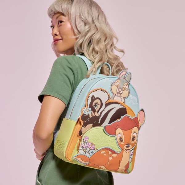 Zaino triplo tascabile Bambi - DISNEY LOUNGEFLY