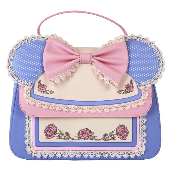 Borsa a tracolla floreale e in pizzo di Minnie - DISNEY LOUNGEFLY