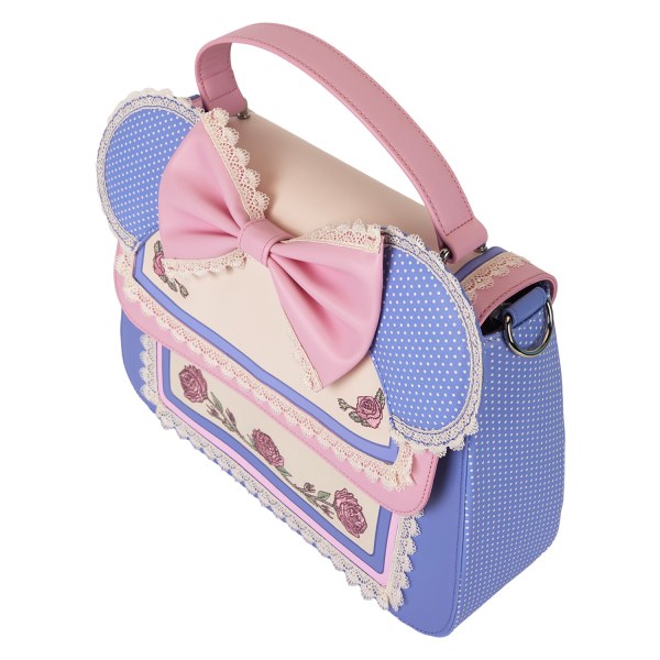 Borsa a tracolla floreale e in pizzo di Minnie - DISNEY LOUNGEFLY