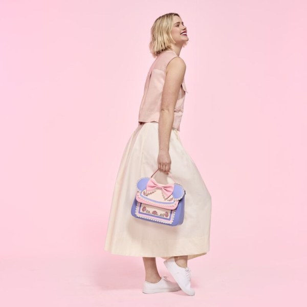 Borsa a tracolla floreale e in pizzo di Minnie - DISNEY LOUNGEFLY