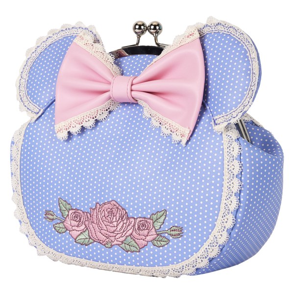Borsa a tracolla Minnie floreale e pizzo - DISNEY LOUNGEFLY