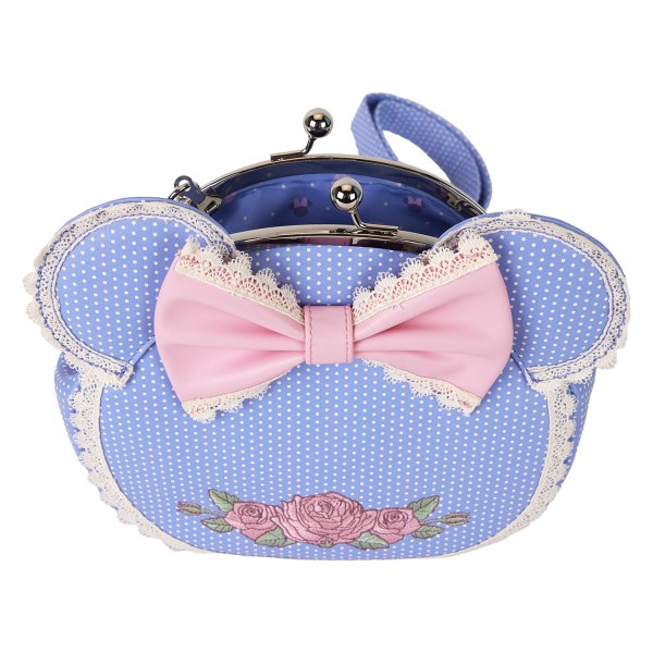 Borsa a tracolla Minnie floreale e pizzo - DISNEY LOUNGEFLY