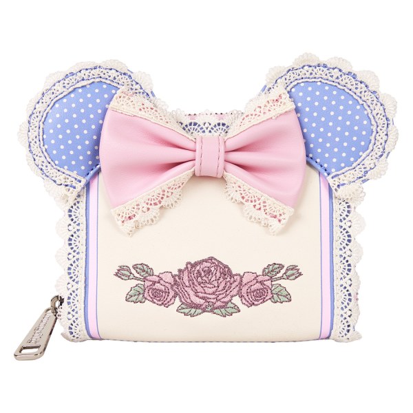 Portafoglio con orecchie di Minnie floreali e pizzo - DISNEY LOUNGEFLY