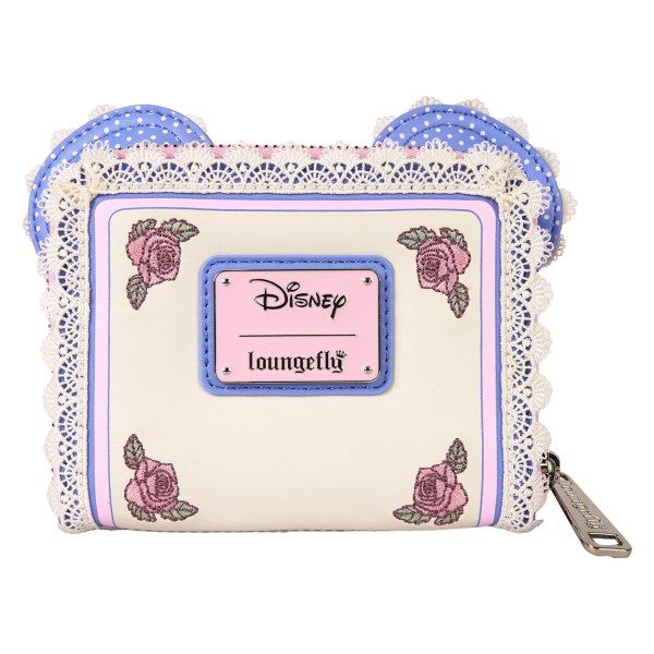 Portafoglio con orecchie di Minnie floreali e pizzo - DISNEY LOUNGEFLY
