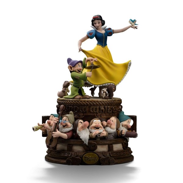 Biancaneve e i sette nani Statuetta 1/10 Art Scale Biancaneve e Dotto Edizione Deluxe 21 cm