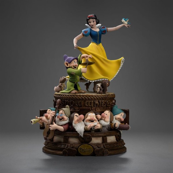 Biancaneve e i sette nani Statuetta 1/10 Art Scale Biancaneve e Dotto Edizione Deluxe 21 cm