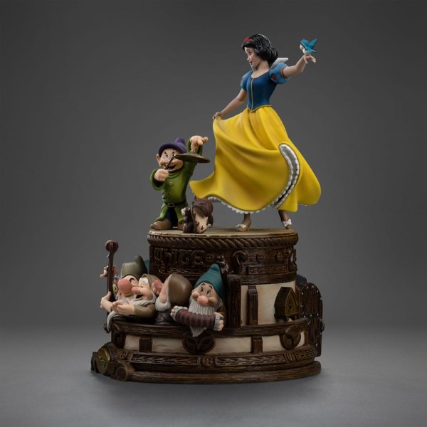Biancaneve e i sette nani Statuetta 1/10 Art Scale Biancaneve e Dotto Edizione Deluxe 21 cm