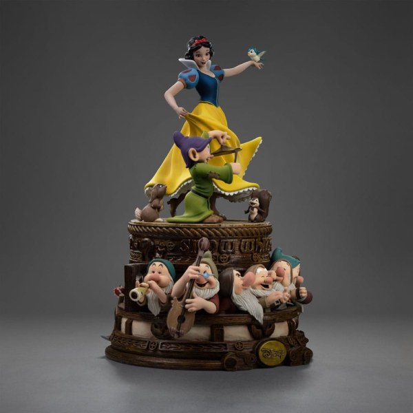 Biancaneve e i sette nani Statuetta 1/10 Art Scale Biancaneve e Dotto Edizione Deluxe 21 cm