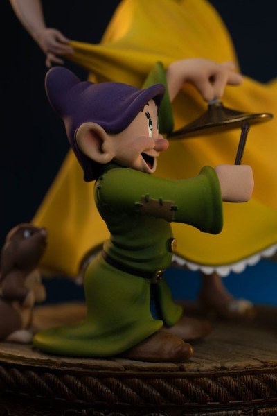 Biancaneve e i sette nani Statuetta 1/10 Art Scale Biancaneve e Dotto Edizione Deluxe 21 cm