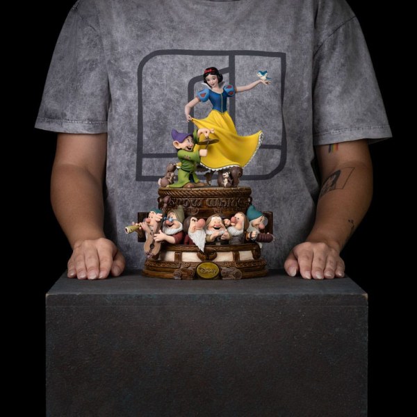 Biancaneve e i sette nani Statuetta 1/10 Art Scale Biancaneve e Dotto Edizione Deluxe 21 cm