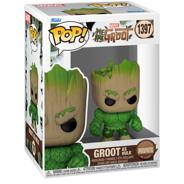 POP! Figura 1397 Marvel We Are Groot - Groot nei panni di Hulk