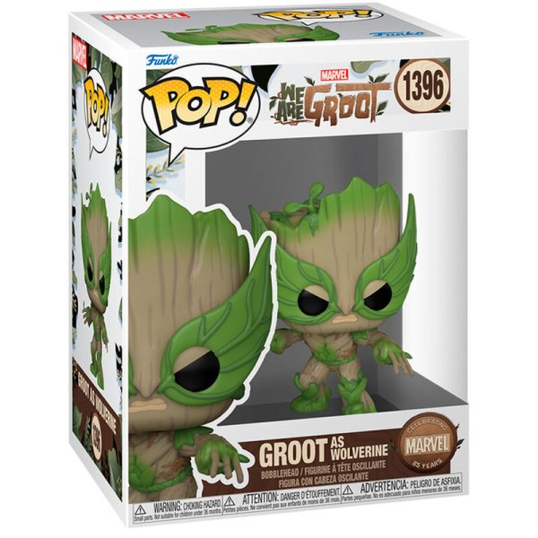 POP! Figura del 1396 Marvel We Are Groot - Groot nei panni di Wolverine