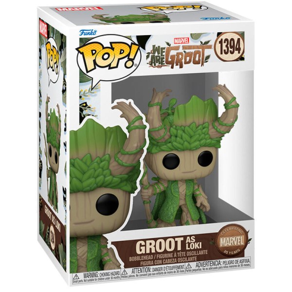POP! Figura del 1394 Marvel We Are Groot - Groot nei panni di Loki