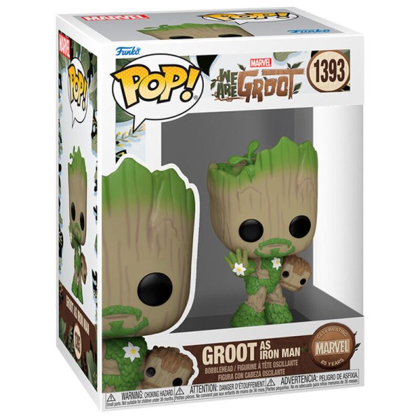 POP! 1393 figura Marvel We Are Groot - Groot come Iron Man