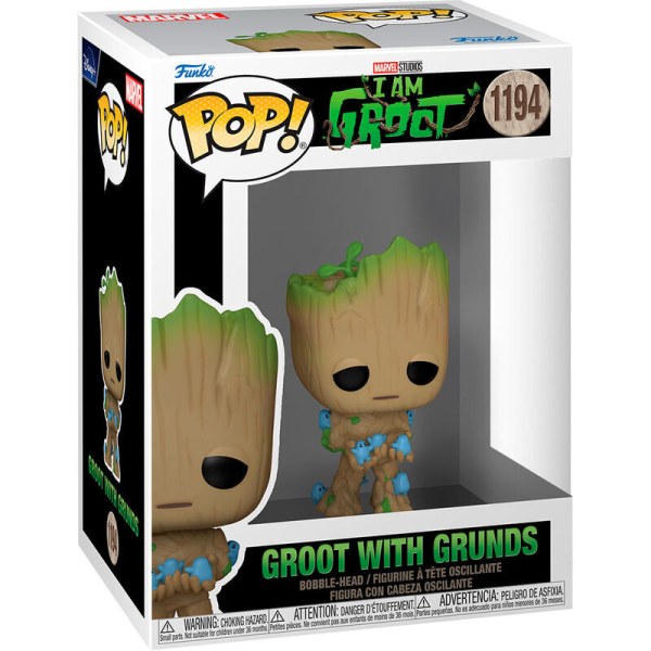 POP! 1194 figura Marvel Io sono Groot - Groot con Grunds