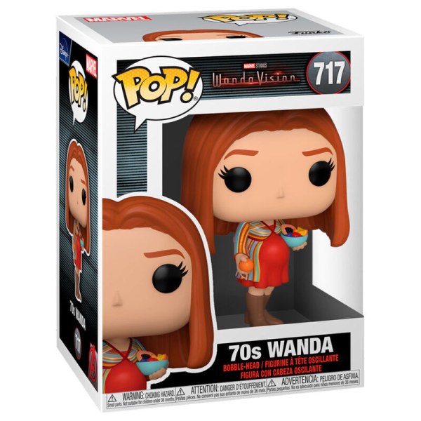 POP! 717 figura Marvel WandaVision Wanda anni '70