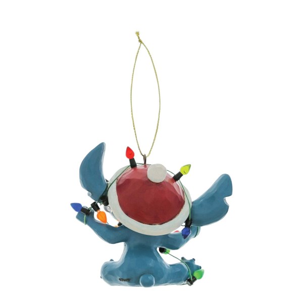 Stitch avvolto nelle luci Natale - Decorazione da appendere - DISNEY TRADITIONS
