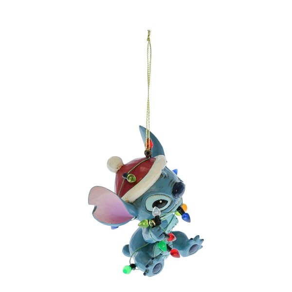 Stitch avvolto nelle luci Natale - Decorazione da appendere - DISNEY TRADITIONS