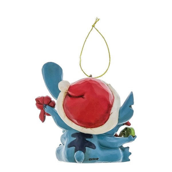 Decorazione da appendere con STITCH Scartando il regalo - DISNEY TRADITIONS