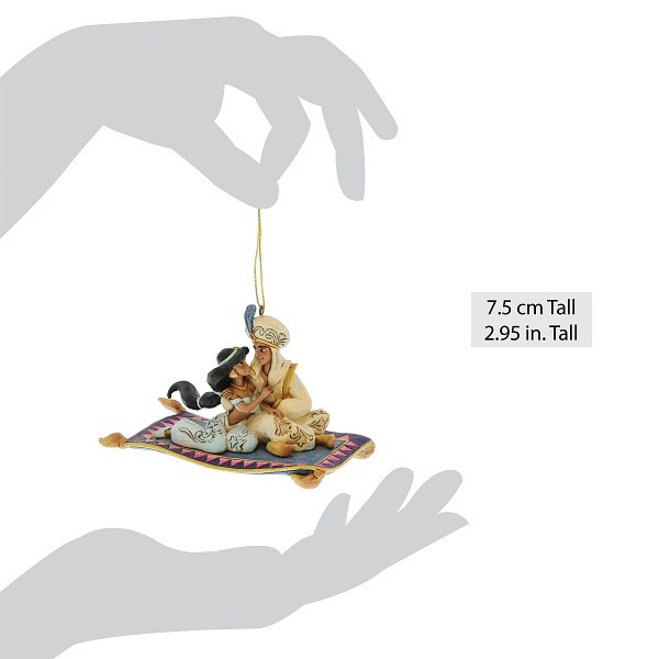 Decorazione da appendere ALADDIN & JASMINE - DISNEY TRADITIONS